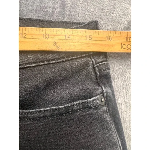 Hollister Athletic Skinny Jeans Mens 32x30 Black Distressed Advanced Stretch - Picture 3 of 10